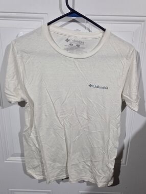 Columbia Cream Short-Sleeve Logo Tee